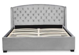 Letto Moderno con Testiera Trapuntata in Tessuto, Struttura in Legno e Pannelli Imbottiti, Disponibile nelle Misure King, Queen e Matrimoniale per Camera da Letto - Product Image 2