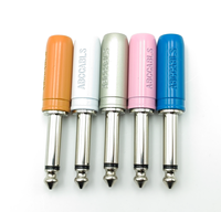 ABCCABLS Cable de Audio Profesional de 5 Colores con Conectores RCA de Aleación de Aluminio de 6.35mm/3.5mm y Contactos Chapados en Oro para Estudio y Escenario