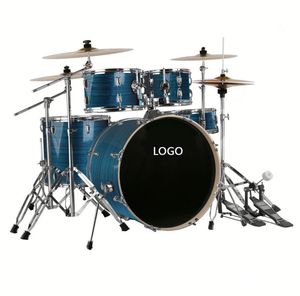 Bulk Wholesale Cheap Price Acoustic 5 <b>Drum</b> Set, Custom Logo Professional Percussion <b>Drum</b> Instrument Durable - Product Image 4