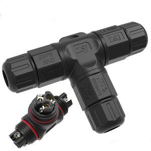 Conector de Cable para Iluminación LED de Exterior, Impermeable IP68, Serie Diwei M12 M15 L20 L25 T, 2 y 3 Pines, ABS - Product Image 3