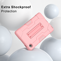 Étui robuste pour enfants pour Lenovo Tab One 8.7 K9 TB305FU 2025 avec béquille, coque de protection en silicone + PC, OEM ODM