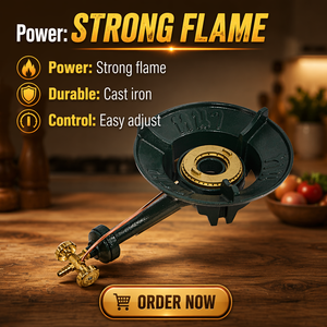 Bruciatore a <span class=keywords><strong>Gas</strong></span> Commerciale in Ghisa KB5, Grande Capacità, Fornello a <span class=keywords><strong>Gas</strong></span> Resistente per Ristoranti, Hotel, Famiglie - Product Image 6