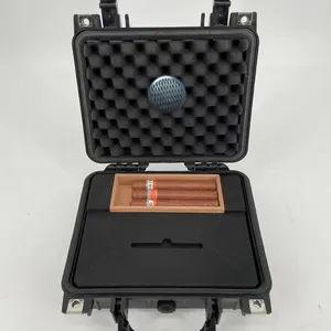 DPC028 Manufacturer wholesale Plastic Hard Shell waterproof Portable Travel storage Humidor Cigar moisture case