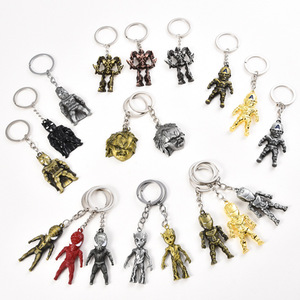 Factory Direct Avengers pendentif <span class=keywords><strong>porte</strong></span>-clés en métal avec des personnages de Spider-Man et America Hero - Product Image 1