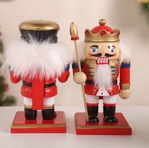 Décorations de noël en bois 16CM fat 4 décorations de table <span class=keywords><strong>casse</strong></span>-<span class=keywords><strong>noisette</strong></span> de noël - Product Image 5