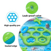 Nouveaux accessoires de jeu aquatique d'extérieur, jeu de piscine interactif, anneau en PVC gonflable