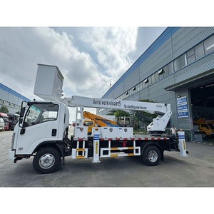 Camión con Plataforma Aérea de Brazo Recto ISUZU KV100 RHD 4x2 de 15 m con Cesta Aislada - Product Image 5