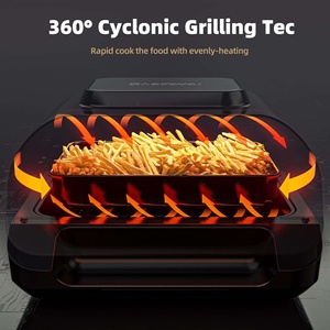 DOUHE Fournisseur vérifié Écran tactile numérique 10l 12l avec fenêtres visibles Petits appareils électroménagers d'intérieur sans huile Four <span class=keywords><strong>Airfryer</strong></span> - Product Image 4