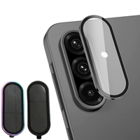 Pour Samsung A56 protecteur d'écran protecteur d'objectif de caméra Mobile A36 A26 noir couleur Film téléphone caméra accessoires
