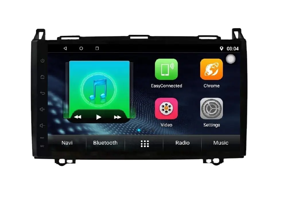 XinYoo Radio Navigasi Android GPS WIFI, Pemutar MP5 Mobil Vto Viano Kelas B untuk Meredes Benz B200 B