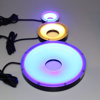 Lampe annulaire LED sans ombre BT-FH100 pour vision industrielle, diamètre 145x100mm, DC 24V, garantie 1 an, pour microscopes et caméras industrielles