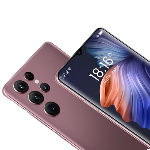 Hot Bán S22 + Siêu Điện Thoại 7.3Inch Hiển Thị Đầy Đủ <span class=keywords><strong>Android</strong></span> 12.0 Deca Lõi 16GB + 1Tb Di Động Chơi Game Điện Thoại thông minh Gốc 12.0 Di Động - Product Image 1