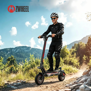 สกู๊ตเตอร์พับได้สำหรับผู้ใหญ่ ZSD2 มอเตอร์คู่ แบตเตอรี่ลิเธียม 52V เบรกดิสก์ กันน้ำ ระยะทาง 80 กม. ระบบกันสะเทือนคู่ ควบคุมผ่านแอป - Product Image 5