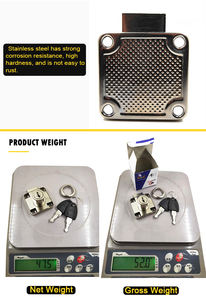 סין <span class=keywords><strong>OEM</strong></span> באיכות גבוהה ריהוט מגירת שולחן קבינט מנעול 138 22 מצלמת נעילה למגירה - Product Image 6