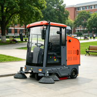 Camion balayeuse industrielle, machine de nettoyage de voirie, balayeuse urbaine, nettoyeur de sols