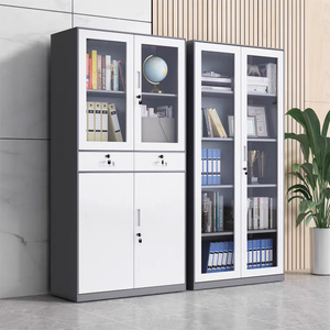 File Cabinet Office Furniture Modern Luxury Cupboard Metal <strong>Locker</strong> Storage Stainless Steel <strong>Filing</strong> Cabinets - Product Image 4