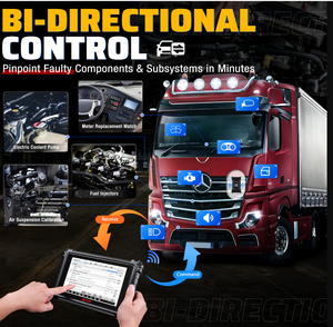 Strumento Diagnostico per Veicoli Pesanti e Commerciali Autel Maxisys MS909CV Scanner Auto con Programmazione ECU J2534 Codifica Ms909 Cv - Product Image 4