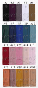 Hijabs de Diamante para Mujer, Pañuelos Lisos de Chifón Premium, <span class=keywords><strong>Hijab</strong></span> Musulmán, Turbantes, Chales, Proveedor - Product Image 5