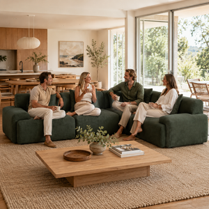 Divano Letto Modulare <span class=keywords><strong>Blu</strong></span> Convertibile Senza Struttura, Moderno, in Tessuto, Pieghevole, Reclinabile, Compresso per Hotel - Product Image 4