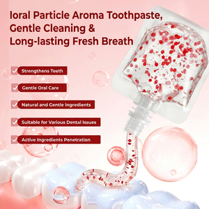 <span class=keywords><strong>Pasta</strong></span> de Dientes con Aroma a Pétalos de Flores, Paquete Individual Portátil, Limpieza Profunda, Aliento Fresco, Cuidado Bucal para Viajes - Product Image 3