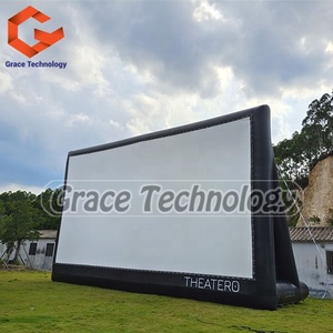 Écran de cinéma gonflable extérieur avec projecteur, écran de cinéma gonflable géant pour le stationnement - Product Image 3