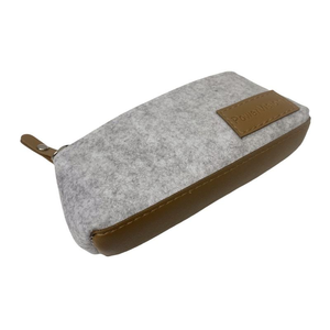 Étui à crayons moderne en feutre/cuir personnalisable avec options de taille sur mesure pour l'école/le bureau - Product Image 5