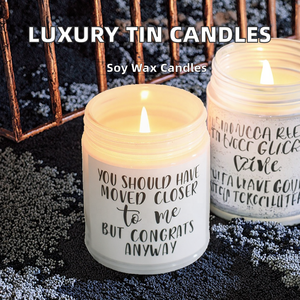 Juego de Velas Decorativas de Lujo para el Hogar, Regalo de Boda, Velas de Viaje en Lata con Flores Secas, Velas Aromáticas de Cera de Soja para San Valentín - Product Image 2