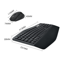 Vente en gros de clavier tactile sans fil Logitech MK850 100% avec souris en stock