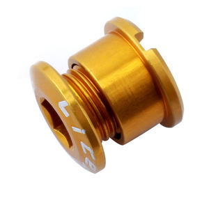 4 pièces Vélo Chaîne anneau 6.5MM Boulons À Vitesse Unique super léger Roue Vis VTT Route Vélo <span class=keywords><strong>Pédalier</strong></span> Boulons - Product Image 5