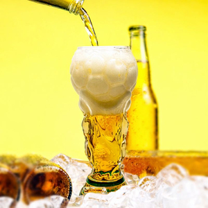Jarra de <span class=keywords><strong>Cerveza</strong></span> de Vidrio Creativa de Gran Capacidad, Diseño de Trofeo de Fútbol, Jarra de Brindis sin Plástico para Fiestas de Fútbol - Product Image 2