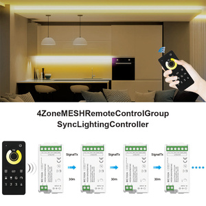 Controlador <span class=keywords><strong>de</strong></span> Tiras LED PWM MC102A <span class=keywords><strong>de</strong></span> 4 Zonas con Control Remoto, Sincronización <span class=keywords><strong>de</strong></span> Música, Cambio <span class=keywords><strong>de</strong></span> Color CCT, 5-24V DC, Regulador <span class=keywords><strong>de</strong></span> Intensidad - Product Image 6