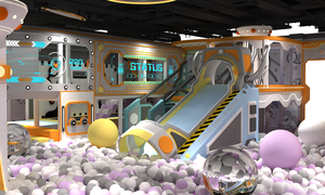 Parque Infantil Interior para Niños, Parque Temático Espacial, Base Aeroespacial, Paraíso, Juego Suave Ecológico con Capacidad de 500 kg - Play <span class=keywords><strong>Paradiso</strong></span> - Product Image 2