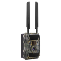 Cámara de Caza Inalámbrica 3G 4G con Visión Nocturna de 940nm, Detección de Movimiento PIR, 24MP, 1080P, Camuflaje, Alcance de 65 pies