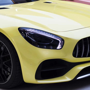 WRAPMASTER 1,52*18m 5 * 59FT Super Gloss PET Liner <span class=keywords><strong>Chane</strong></span> * Envoltura de vinilo para coche amarillo Capucha Envoltura de vinilo brillo - Product Image 5