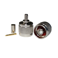 Connecteurs coaxiaux N-C-J3 tête mâle de classe supérieure connecteur de type N câble à sertir RG58 RG142