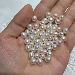 3-10mm forma di riso d'acqua dolce naturale della perla 3a grado di alta qualità di <span class=keywords><strong>goccia</strong></span> sciolto <span class=keywords><strong>perle</strong></span> per monili che fanno - Product Image 4