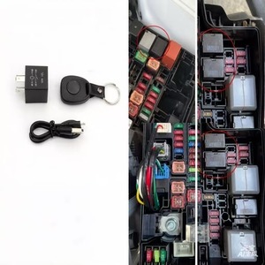 Arrancador Remoto de Emergencia Inalámbrico de Alta Tecnología con Relé Automático Unidireccional e Inmovilizador, Alarma DC 12V, Alcance de 5-8M para <span class=keywords><strong>Civic</strong></span>, Corolla, Elantra - Product Image 1