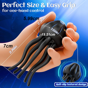 Vibrador de Silicone em Forma de Água-Viva Mivoo para Mulheres com 10 Modos de Vibração, Recarregável via USB, à Prova d'Água IPX6 - Product Image 6