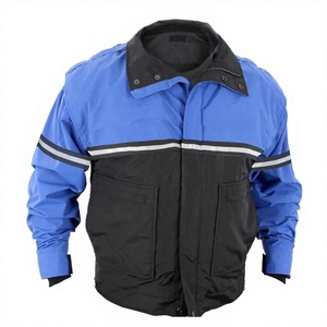 Chaqueta de Patrulla para Bicicleta con Mangas Desmontables Impermeables de Alta Calidad al por Mayor, Forro Extraíble, Dos Tonos, Uniforme de Guardia de Seguridad de Invierno - Product Image 2