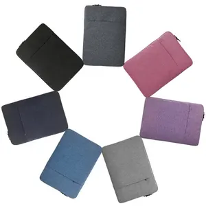 Factory Direct Oxford Laptop Bag Polyester Mini Inner Bag For Ipad Macbook With Laminated Zip Pocket