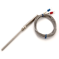 Sensor suhu termokopel Probe berulir M8 untuk tipe k