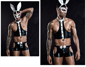 Haute qualité Europe et amérique hommes Lingerie érotique Sexy Cosplay <span class=keywords><strong>lapin</strong></span> uniforme <span class=keywords><strong>Costume</strong></span> - Product Image 2