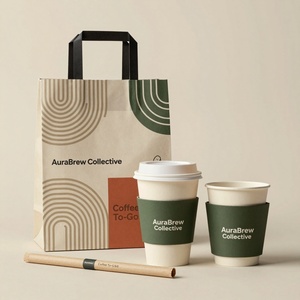 Bicchieri di Carta <span class=keywords><strong>per</strong></span> Caffè di Alta Qualità, Eleganti e Resistenti, <span class=keywords><strong>per</strong></span> Caffetterie Specializzate, Sale Relax e Servizi di Asporto Premium - Product Image 3