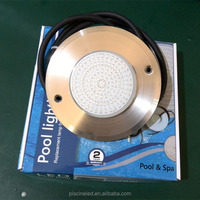 Lumière LED pour piscine ultra-mince 8 mm en acier inoxydable 316ss, 12V, IP68, étanche, montage mural, 8W, 10W, RGB, lumière subaquatique pour piscine