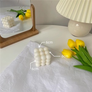 Vela Aromática Angju con Aroma a <span class=keywords><strong>Cubo</strong></span> <span class=keywords><strong>de</strong></span> <span class=keywords><strong>Rubik</strong></span>, 0.2 kg, Decoración con Aroma a Aire Fresco, Velas Novedosas - Product Image 5