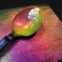 Offre Spéciale Irisé Blanc Aurora Pigment Poudre Sirène Caméléon Miroir Effet Couleur Changeant Holographique Fard À Paupières Pigment