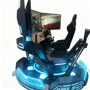 Simulateur de course automobile VR 9D à trois écrans, machine de tir, 2 joueurs, arcade, centres commerciaux, centres de jeux - 72 jeux inclus - Product Image 4