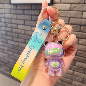 Móc Khóa <span class=keywords><strong>Acrylic</strong></span> Tùy Chỉnh 3D <span class=keywords><strong>Acrylic</strong></span> Sang Trọng Khuyến Mại Kèm Vòng Kim Loại - Product Image 5