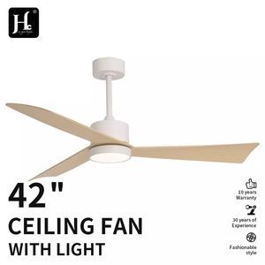 42" Modern <b>Remote</b>-<b>Controlled</b> <b>Ceiling</b> <b>Fan</b> <b>with</b> Pure Copper Energy-Saving Motor & 3 ABS Blades - Product Image 2