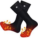 Hiver Extérieur Hommes Femmes Doux Thermique 3.7V Batterie Rechargeable Epaisse Chaussettes Chauffantes Electriques Pour <span class=keywords><strong>Ski</strong></span> Randonnée - Product Image 2